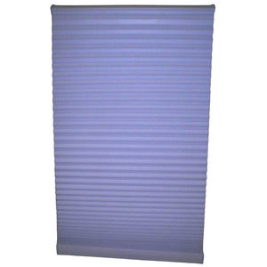 White Cordless Blackout Cellular Honeycomb Shade, 9/16" Cells, 15-1/4"W x 48"H